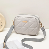 Grace Quilted Grey Cross Body Bags